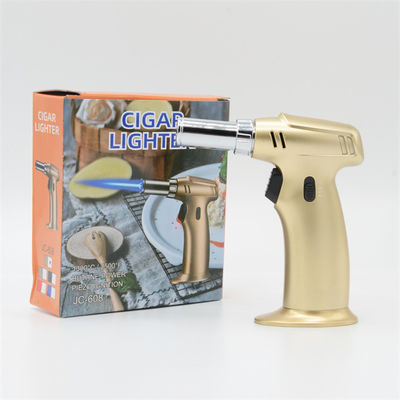 Jet Flame Chef Butane Torch Fuel Lighter Tahan Angin Bahan Bakar Isi Ulang Untuk Lilin