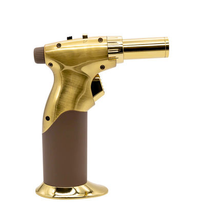 Paduan Seng Pistol Bentuk Butana Blow Torch Lighter Memasak Membakar